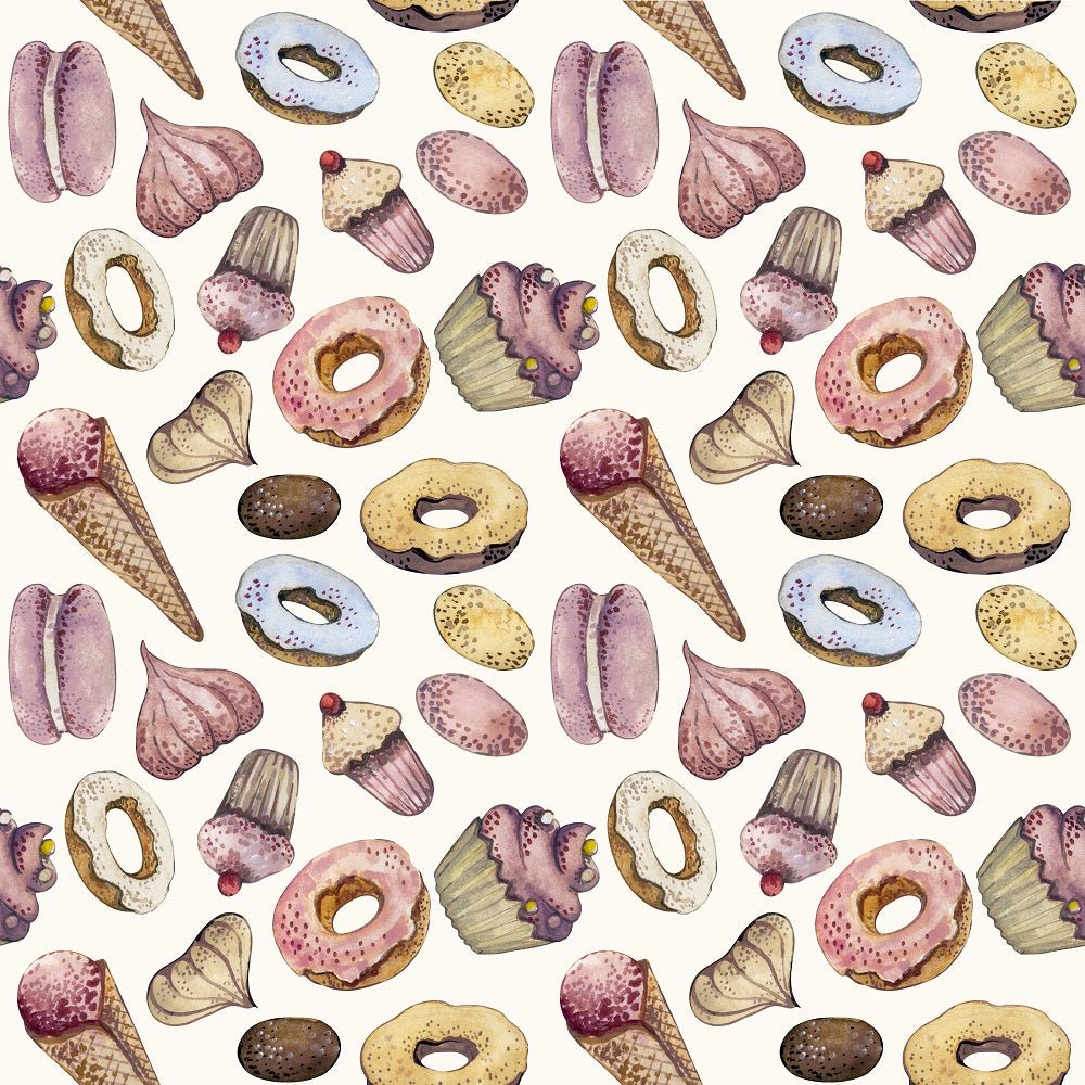Baker Gnomes Assorted Sweets Fabric