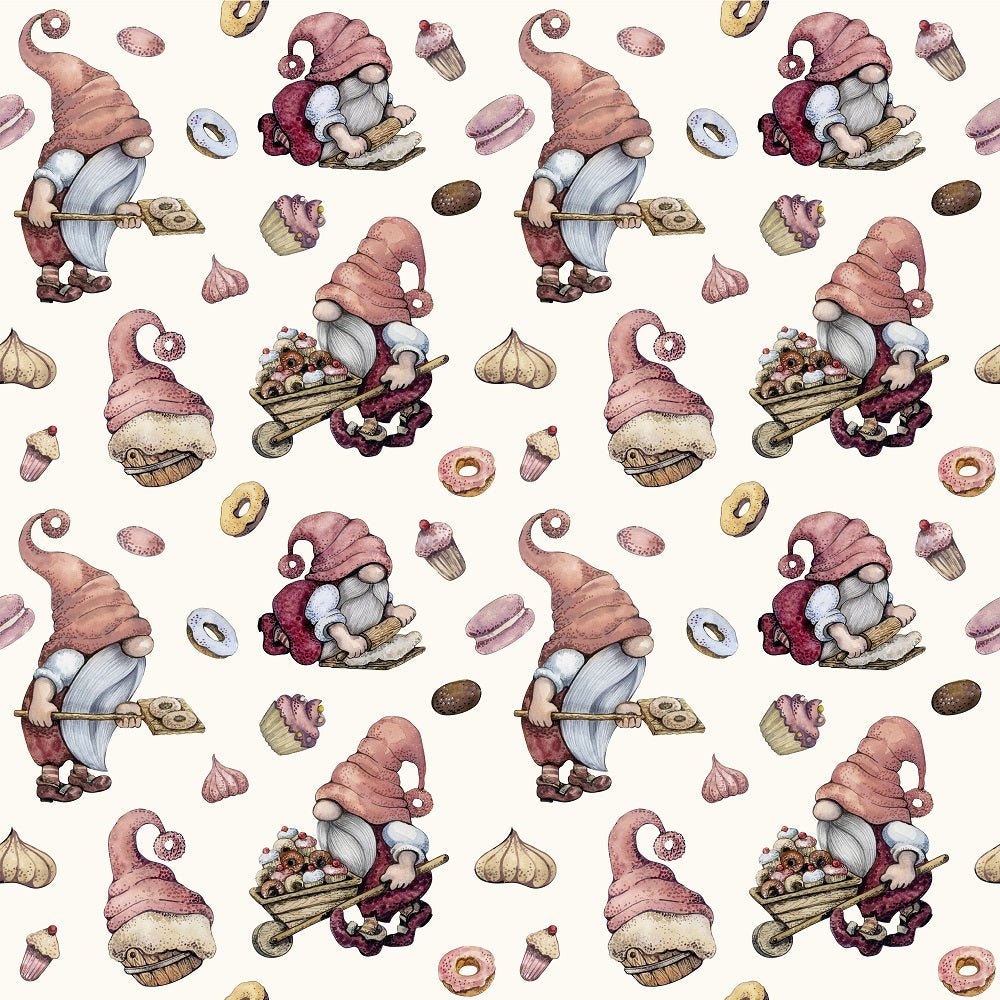 Baker Gnomes & Sweets Fabric