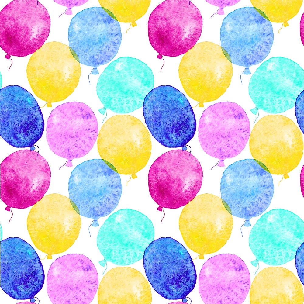 Balloons Allover Fabric - Multi