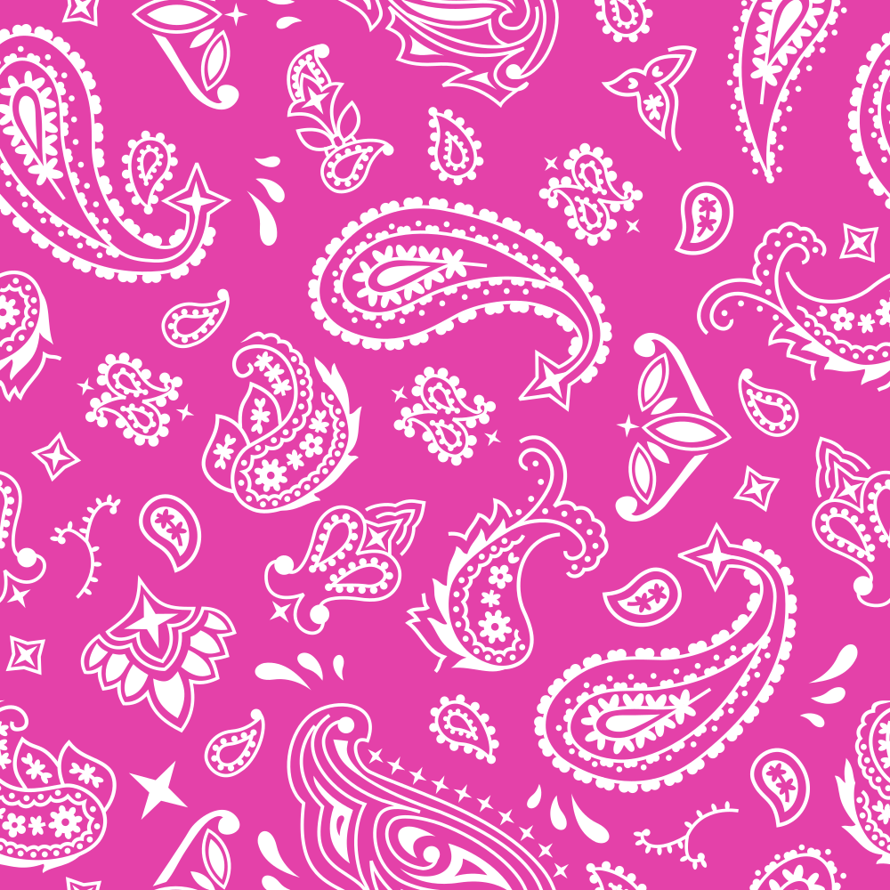 Bandana Fabric - Bashful Pink
