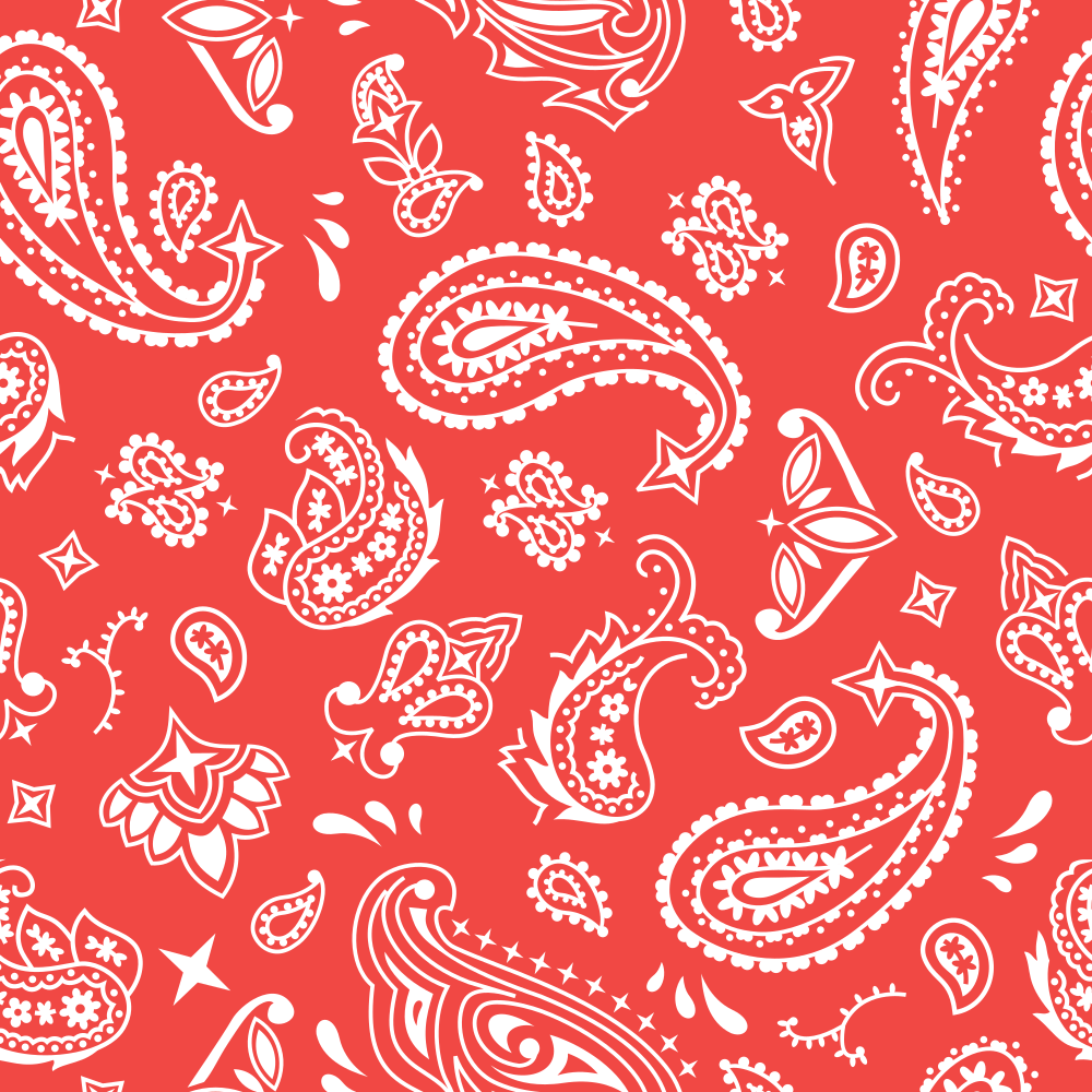 Bandana Fabric - Cinnabar
