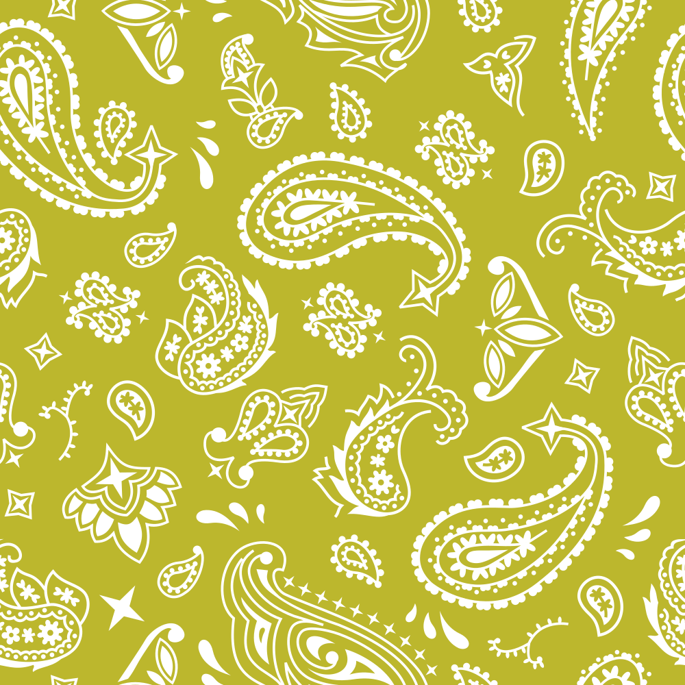 Bandana Fabric - Gold