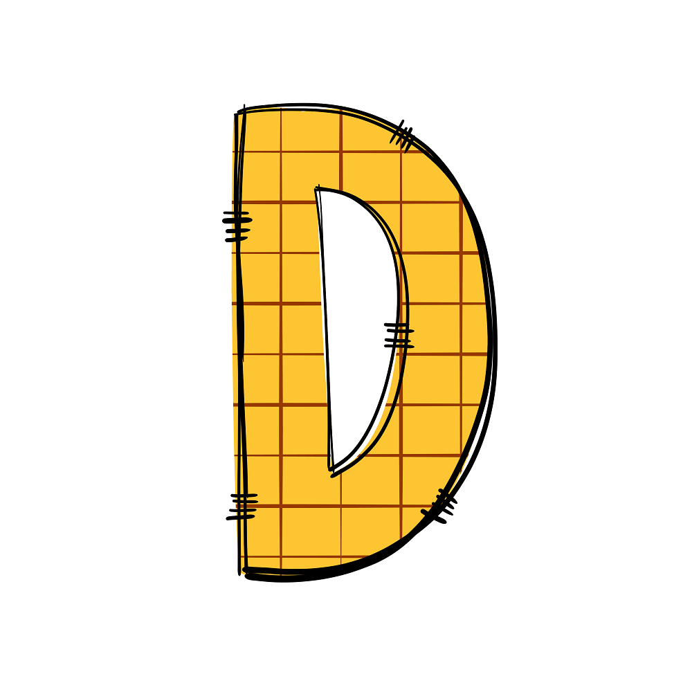 Western Cowboy ''D'' Plaid Fabric Panel