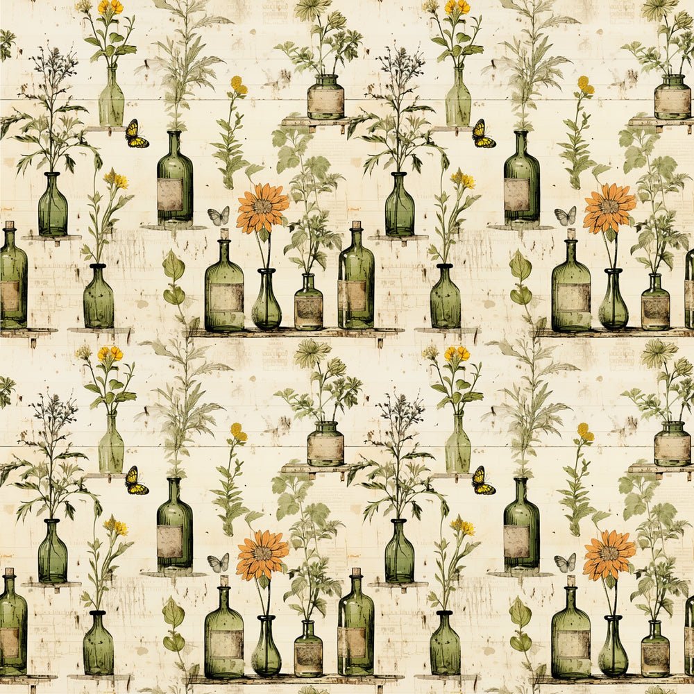 Wild Earth Apothecary Pattern #10 Fabric
