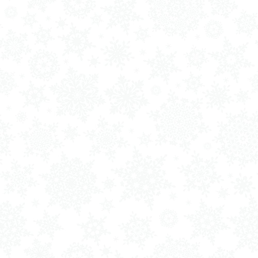 Assorted Snowflakes Tone on Tone Fabric