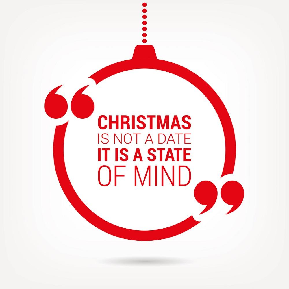 Christmas Is Not A Date Fabric Panel - Red