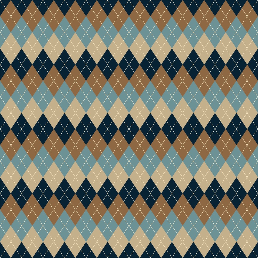 Christmas Gnome Dreams Pattern #1 Fabric