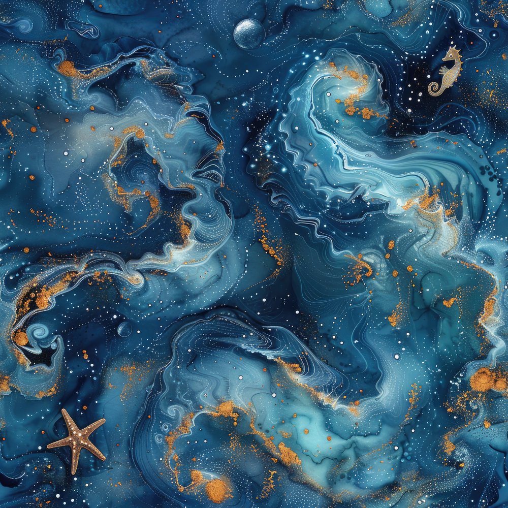 Collision of Worlds Pattern #6 Fabric