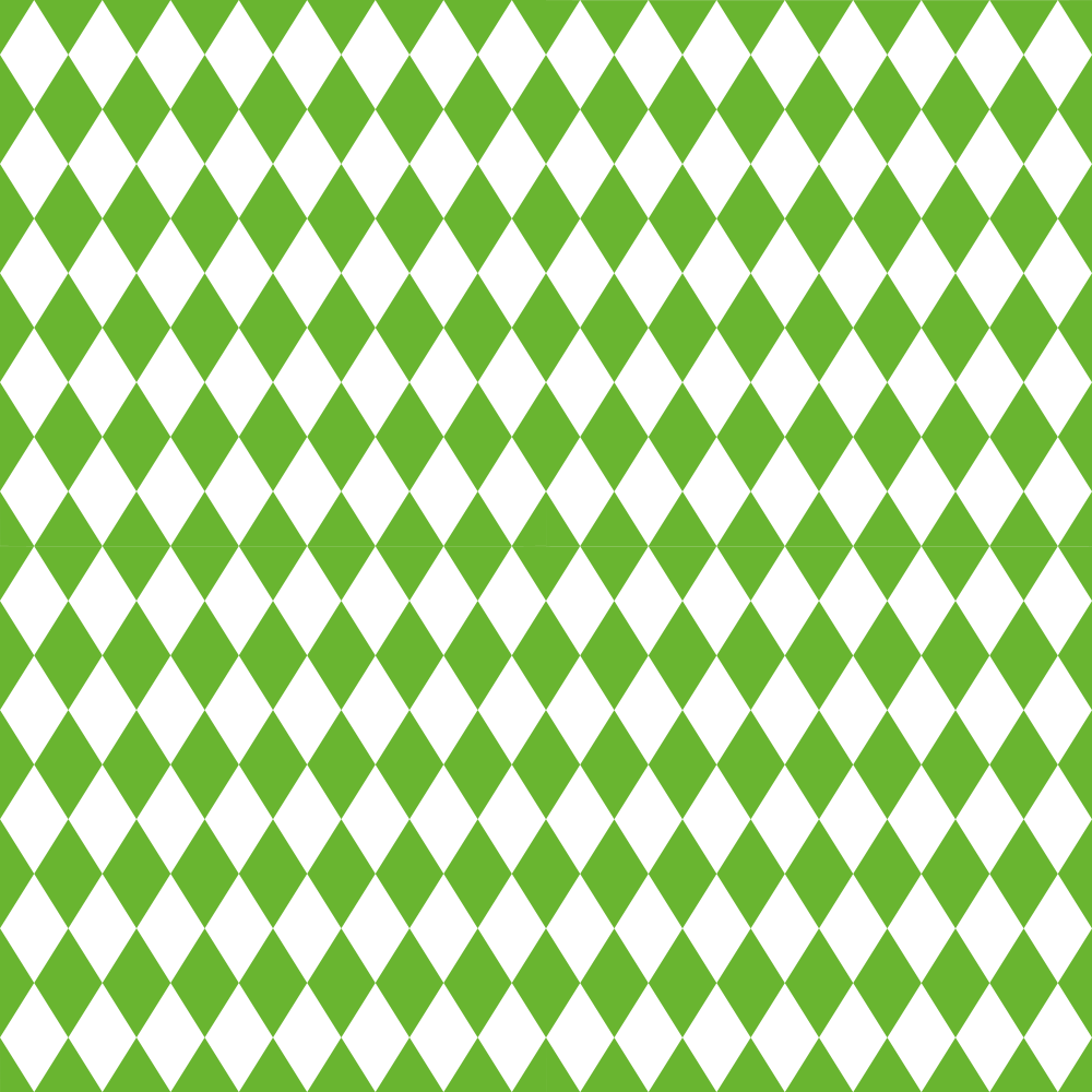 Checkered Diamond Pattern Basics Fabric - Spring Green