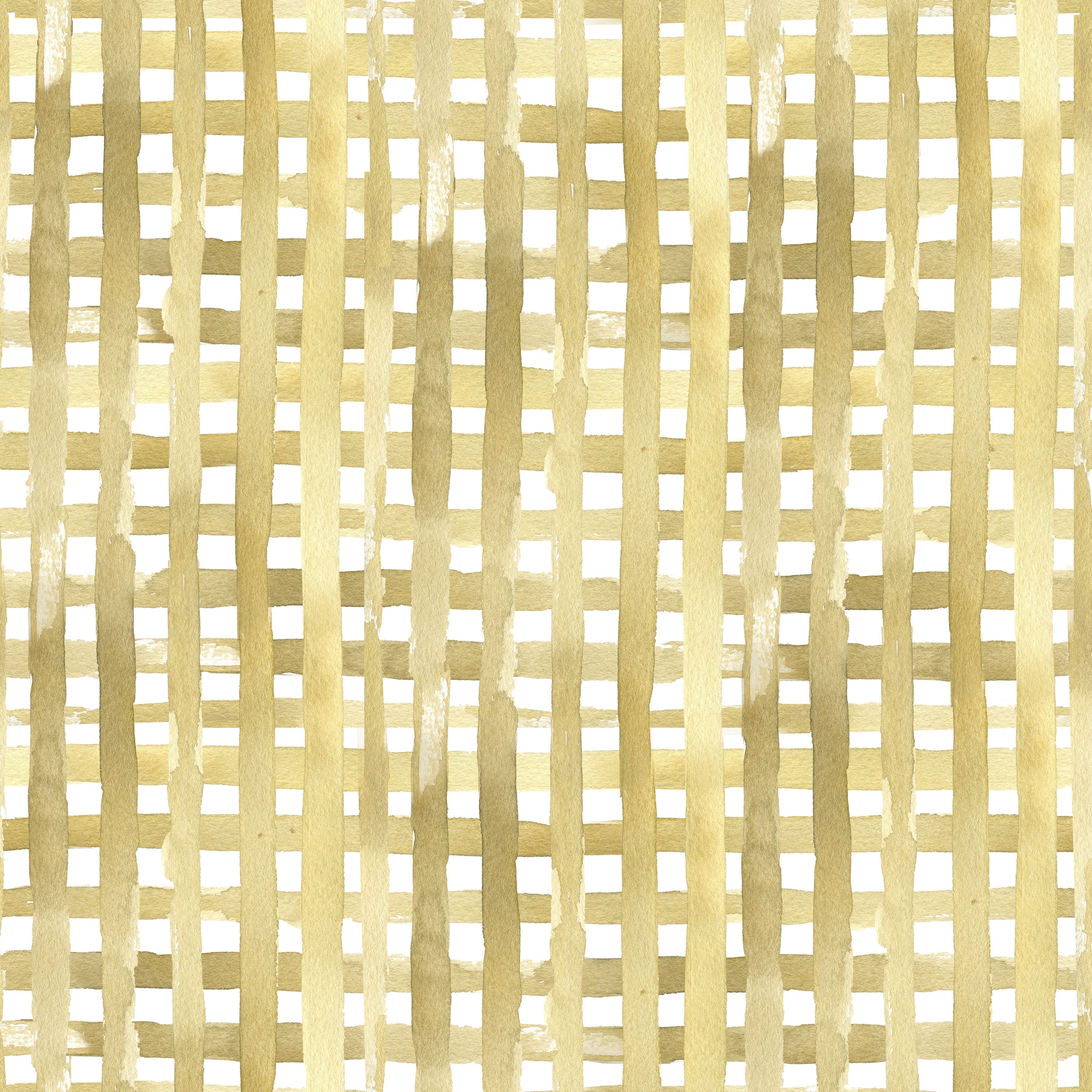 Christmas Farmhouse Gnome Gold Plaid Fabric