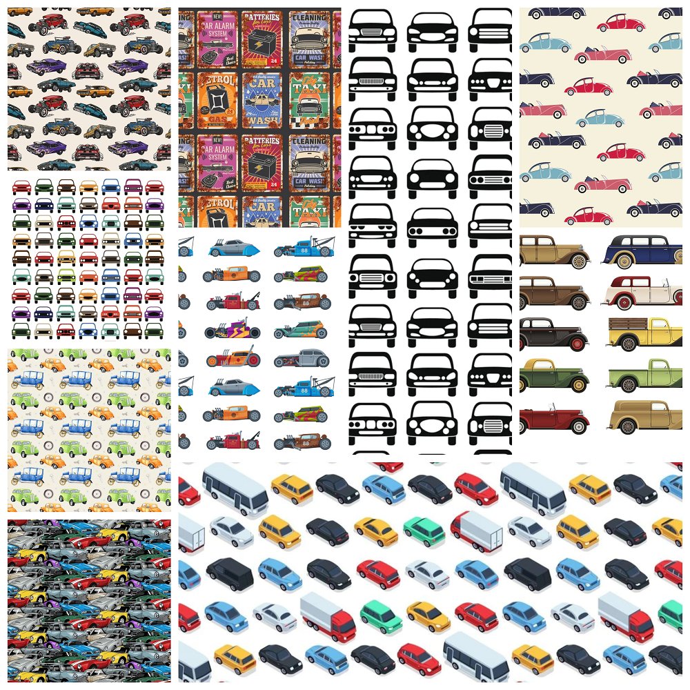 Cool Cars Fat Quarter Bundle - 10 Pieces