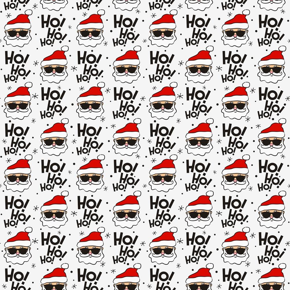 Cool Santa Claus Fabric