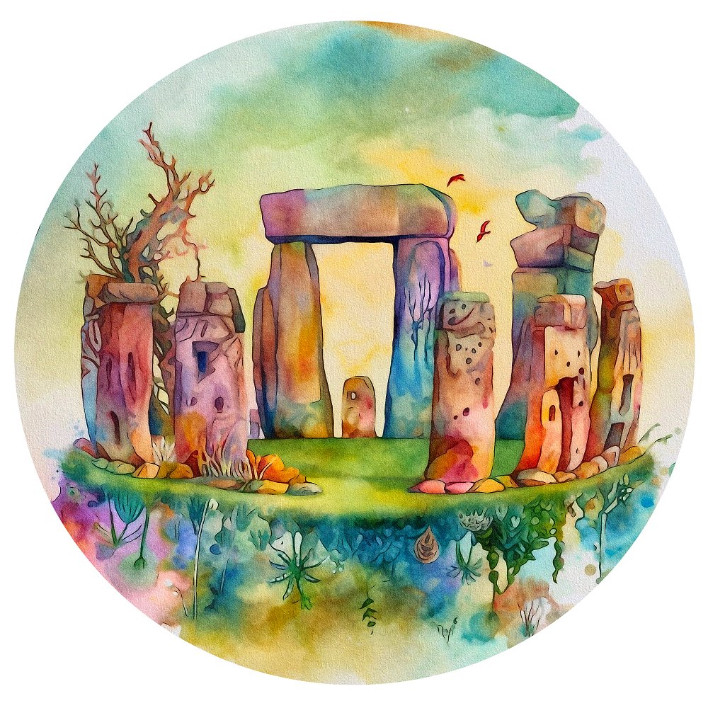 Celtic Dreams Stonehenge #1 Fabric Panel