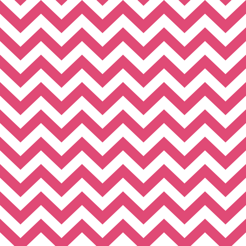 Chevron Zigzag Fabric - Pink Carmine