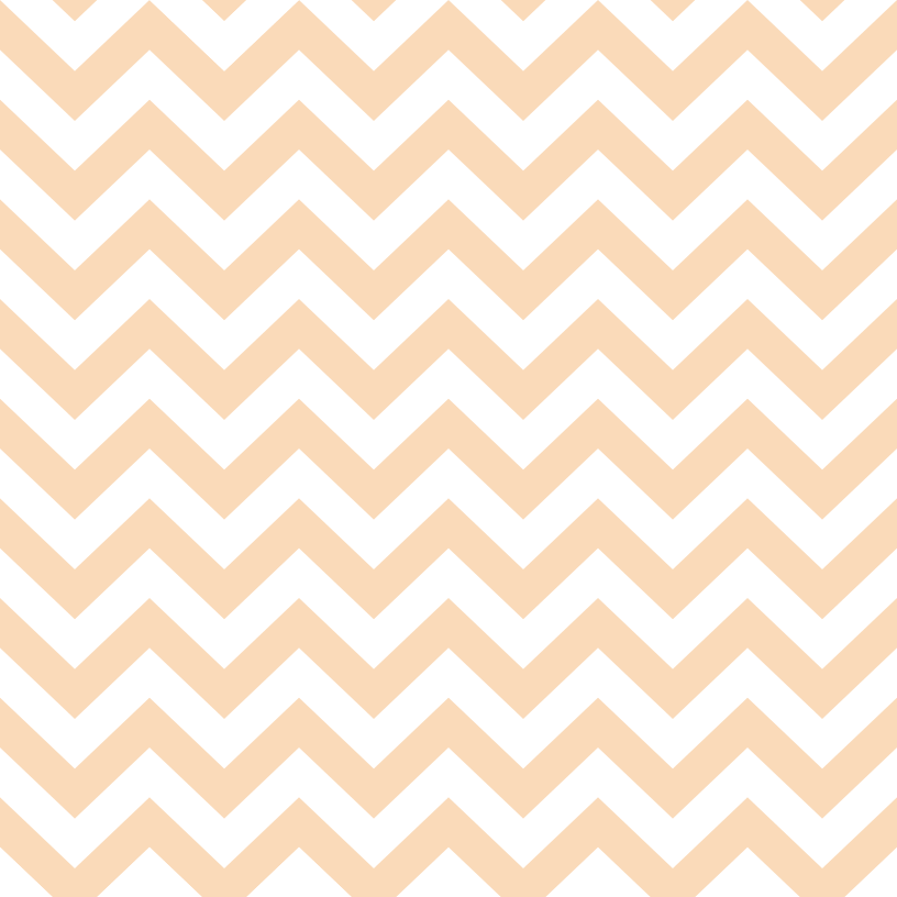 Chevron Zigzag Fabric - Pizazz Peach