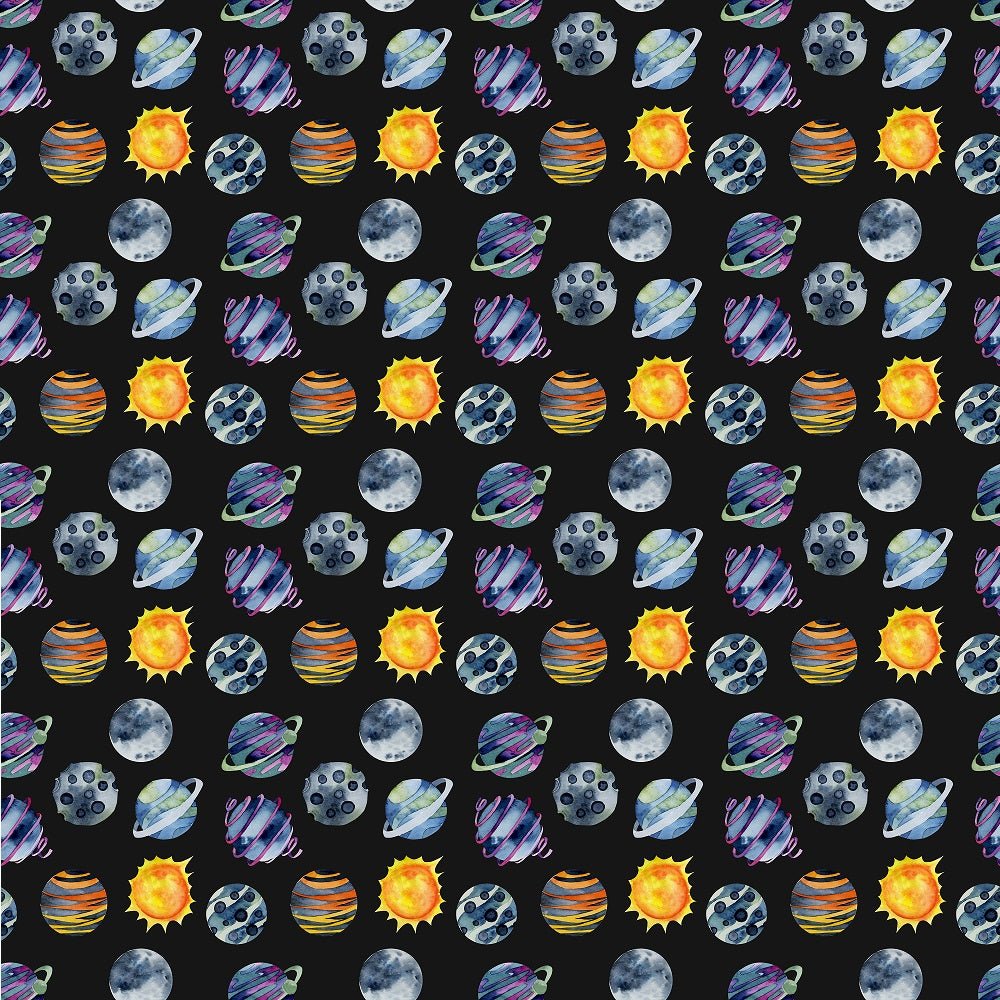 Children's Space Pattern #9 Fabric