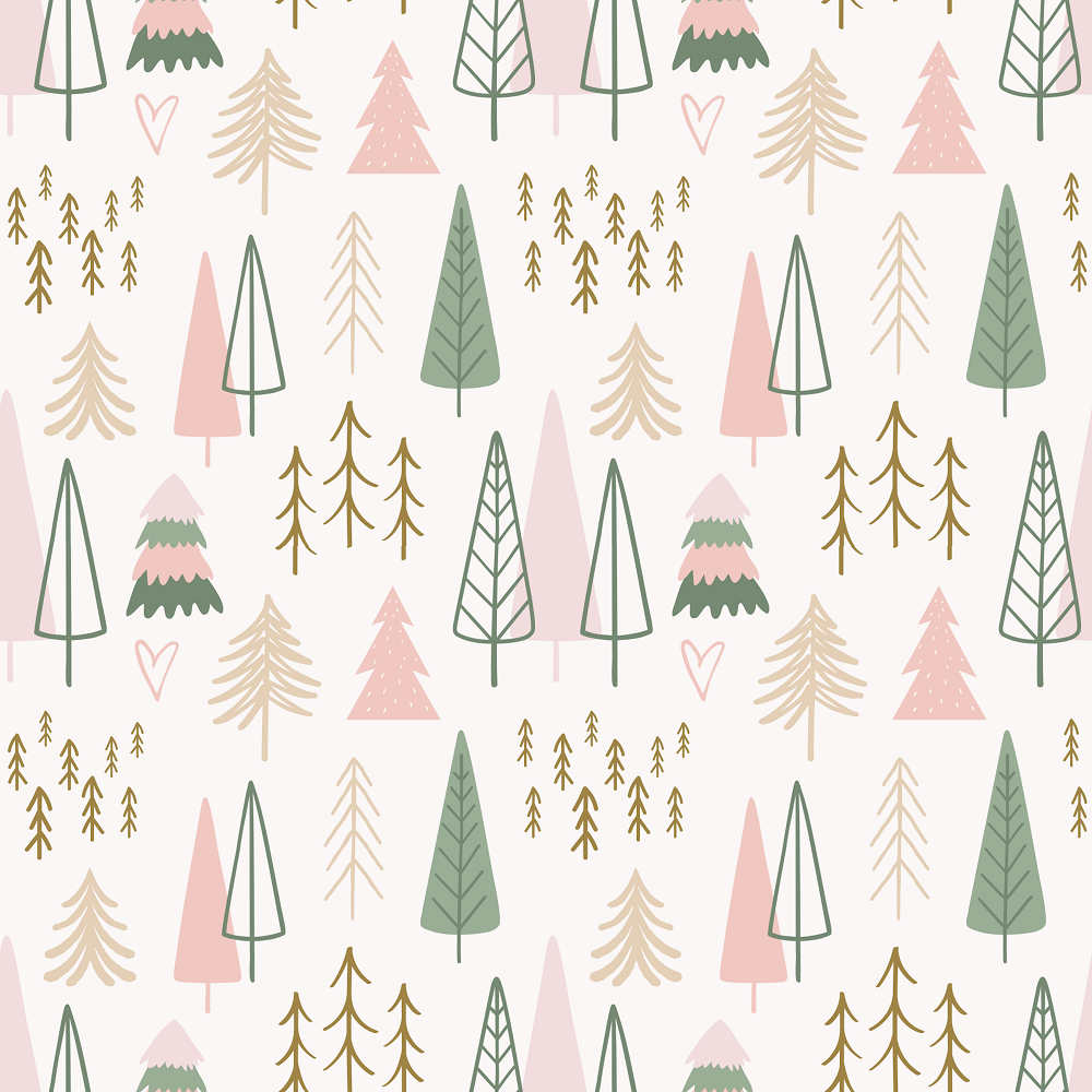 Cider & Sage Christmas Trees Fabric