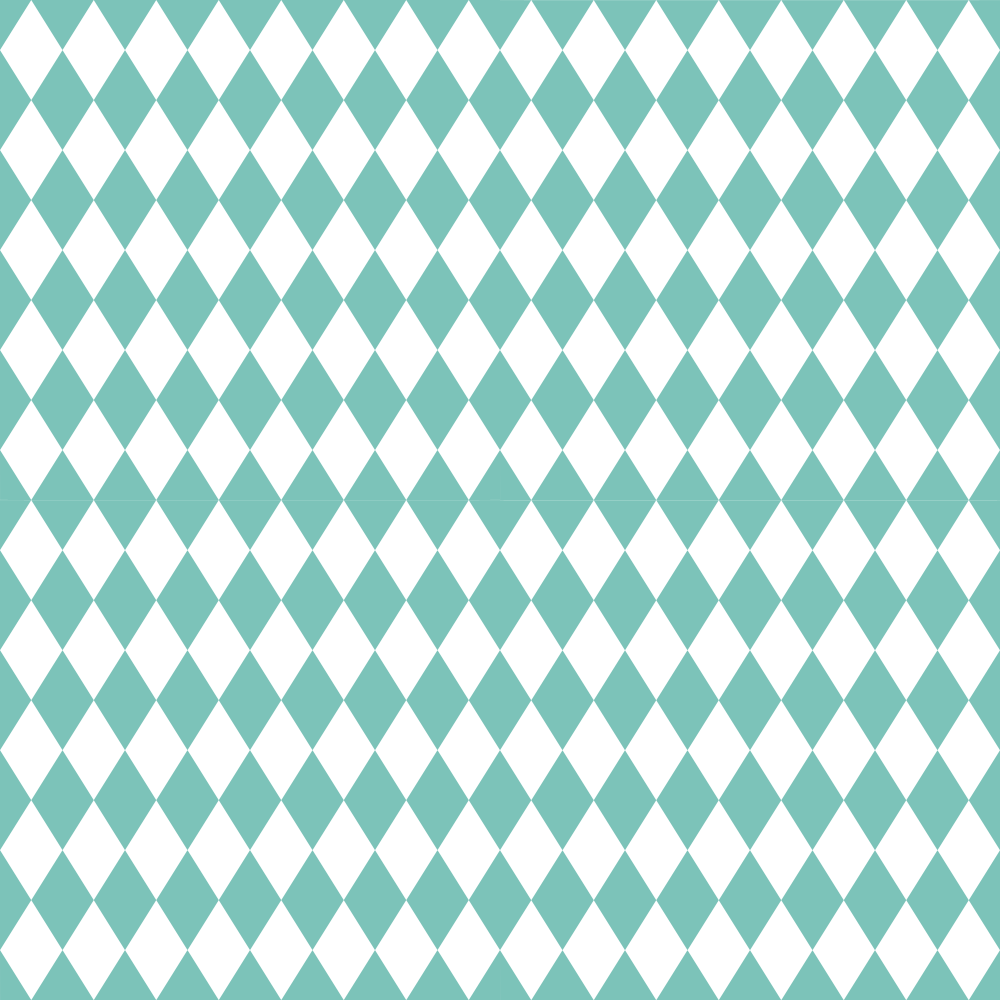 Checkered Diamond Pattern Basics Fabric - Cornflower