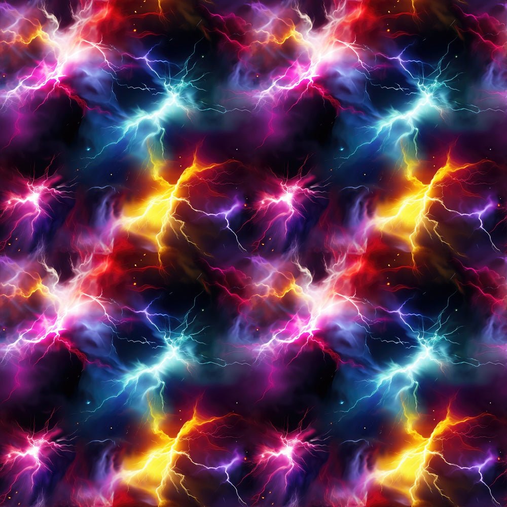Colorful Lightning Fabric
