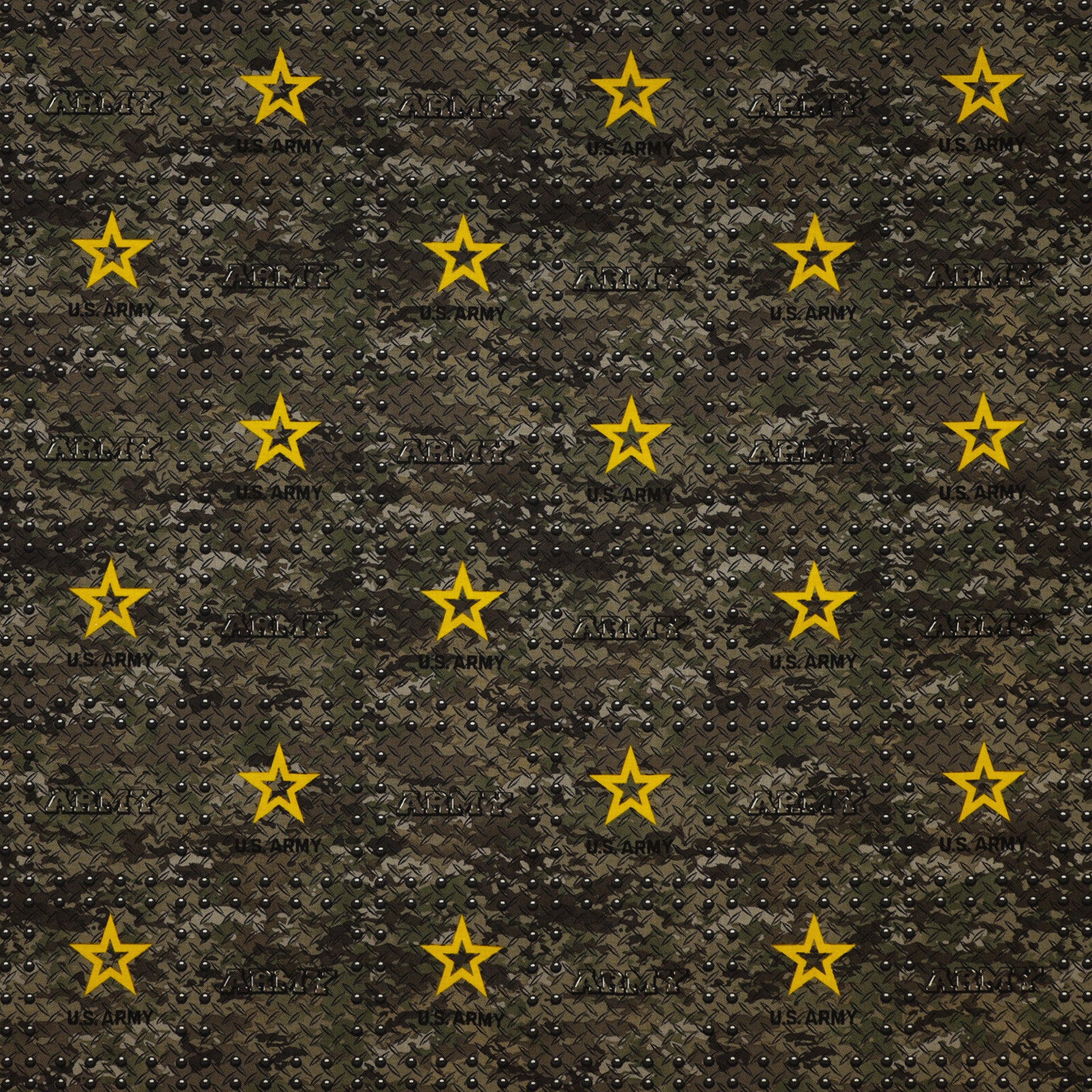 US Military Fabric Collection - Army Military Grate