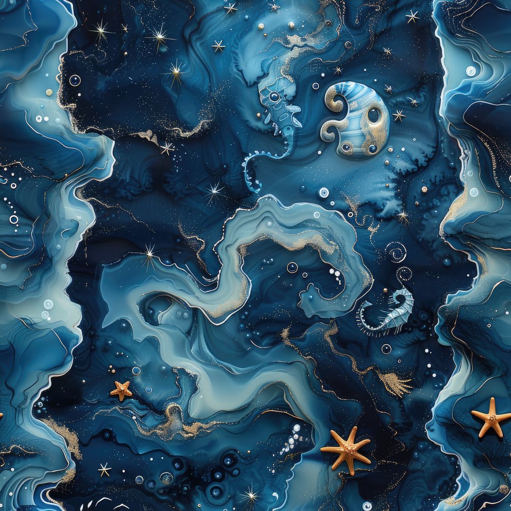 Collision of Worlds Pattern #5 Fabric