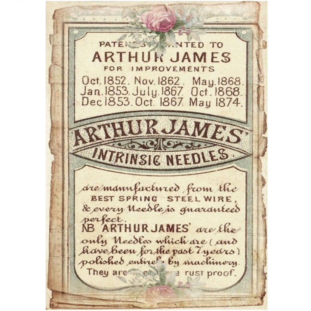 Vintage Sewing Ad #4 Fabric Panel