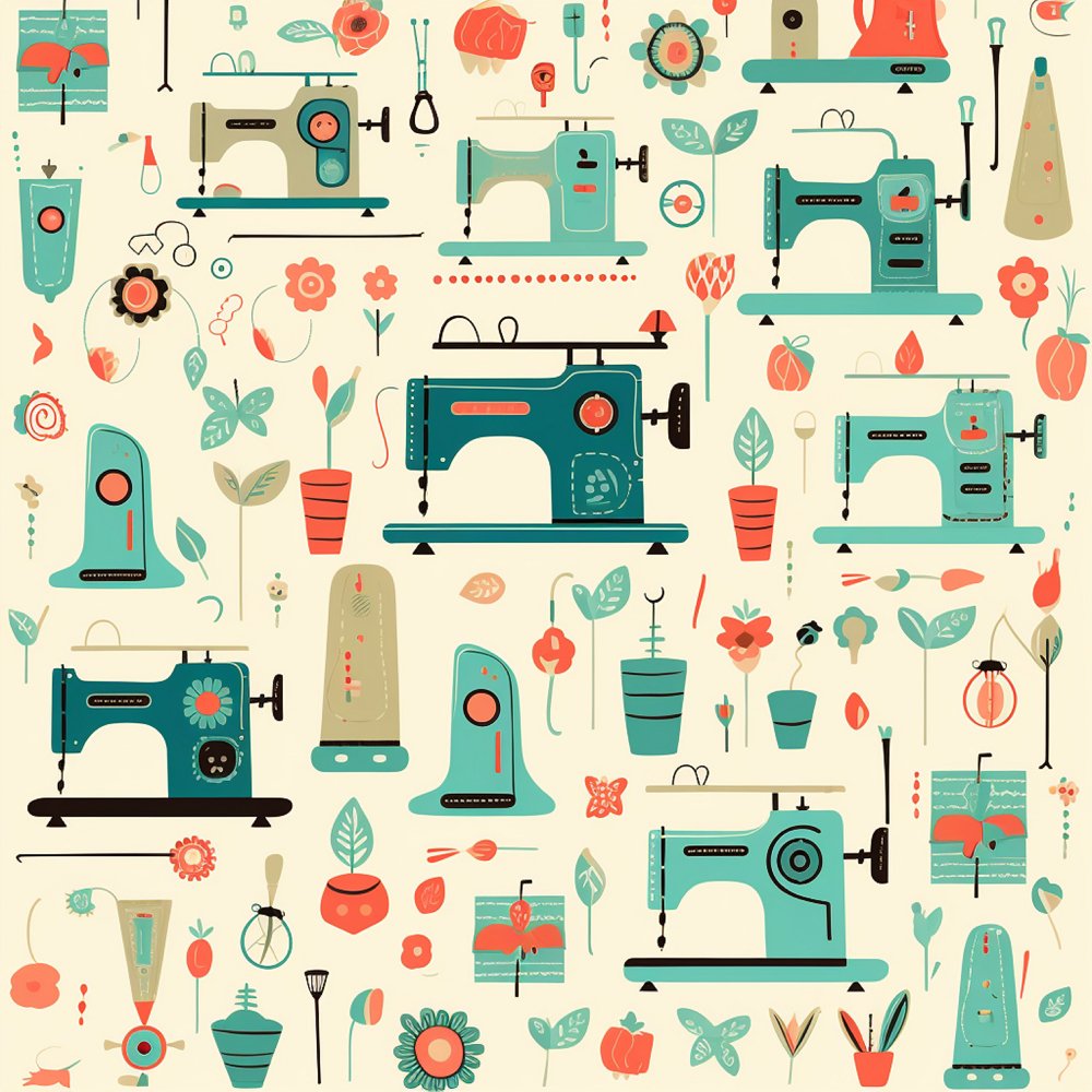 Vintage Sewing Party Supplies #3 Fabric