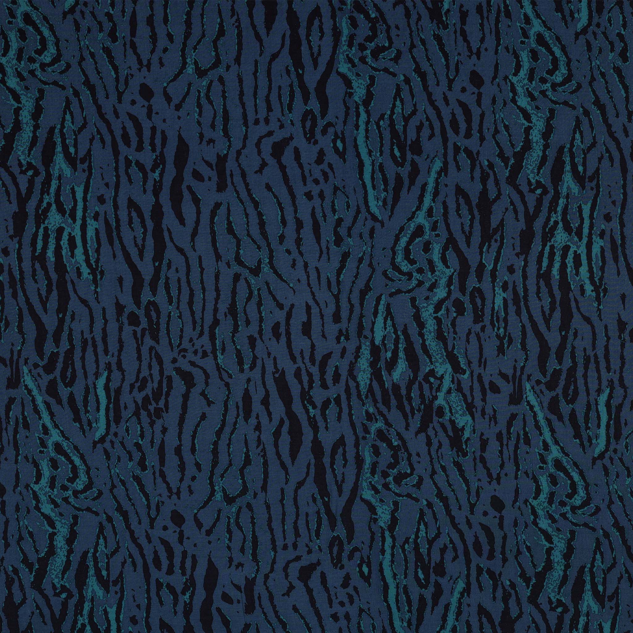 Camouflaged Ocean Fabric in Rayon
