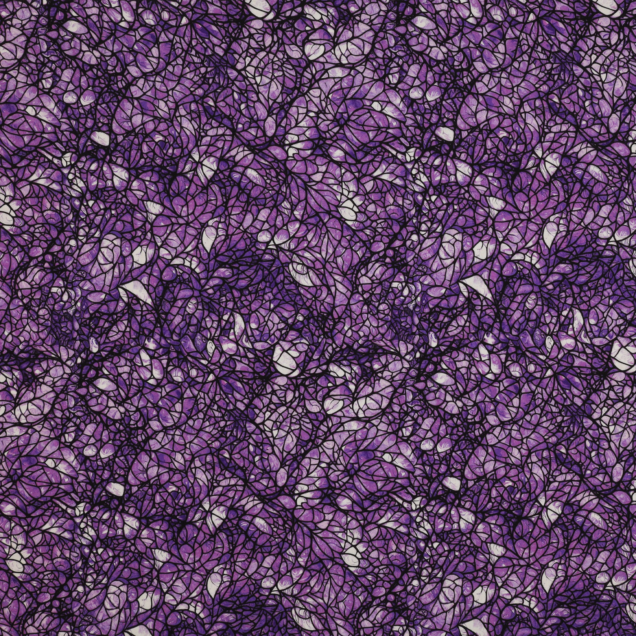 Cat Artistry Fabric Collection - Glassine Purple