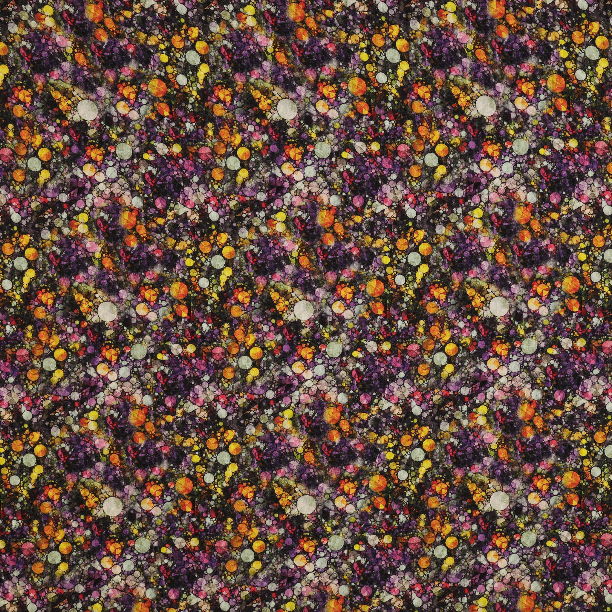 Cat Artistry Fabric Collection - Sparkle Purple/Multi