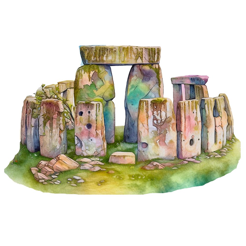 Celtic Dreams Stonehenge #2 Fabric Panel