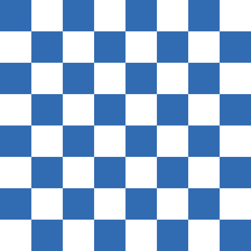 Checkered Basics Fabric - Blue