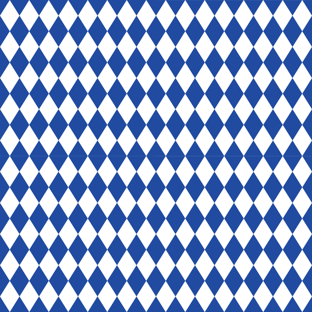 Checkered Diamond Pattern Basics Fabric - Navy Blue