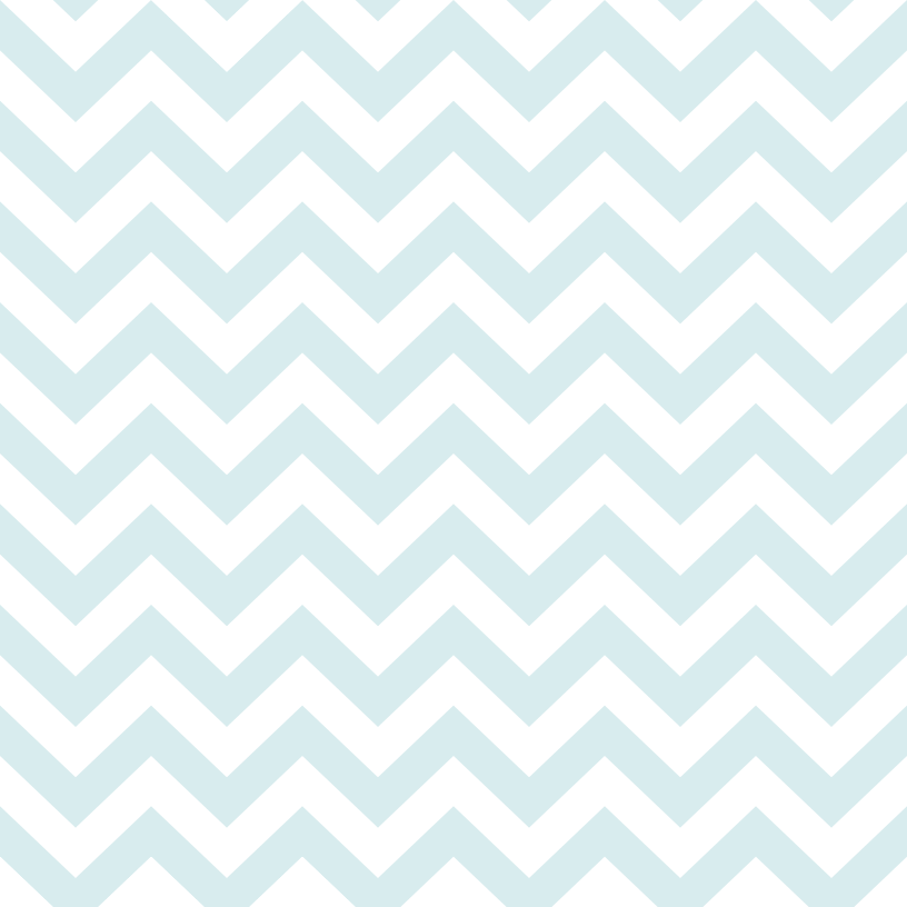 Chevron Zigzag Fabric - Iceberg