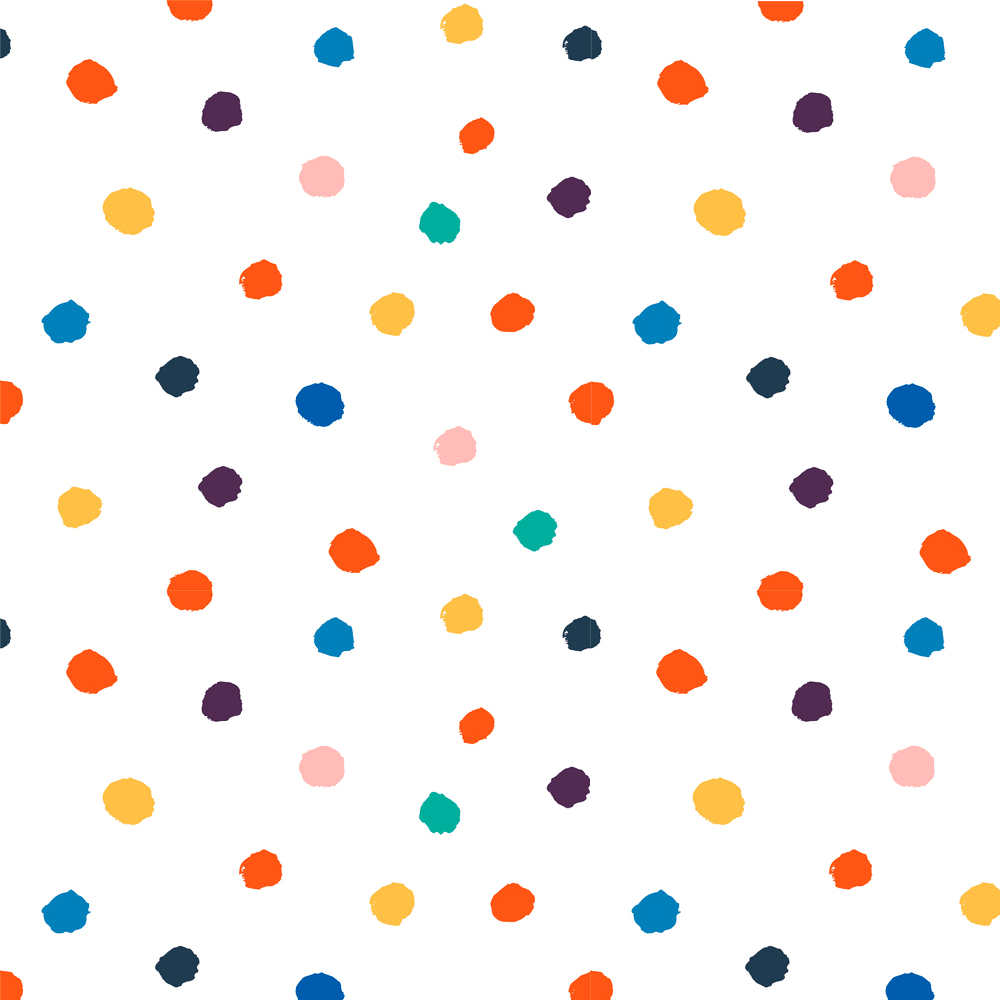 Colored Spots Fabric - Multi