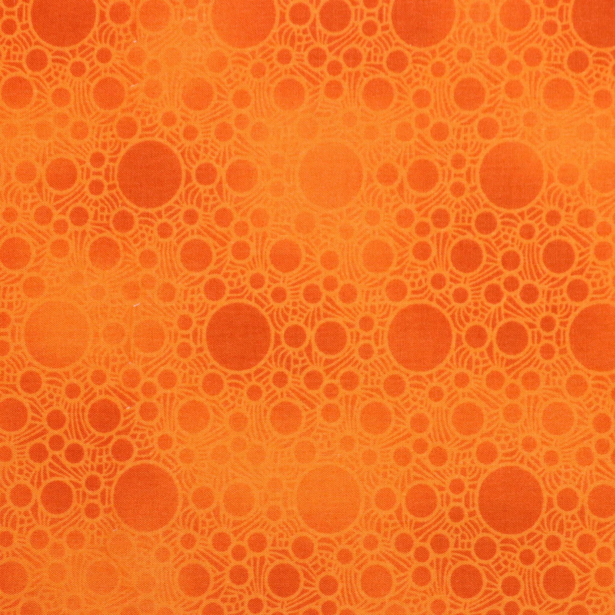 Benartex New Worlds Mauritius Fabric Collection - Orange