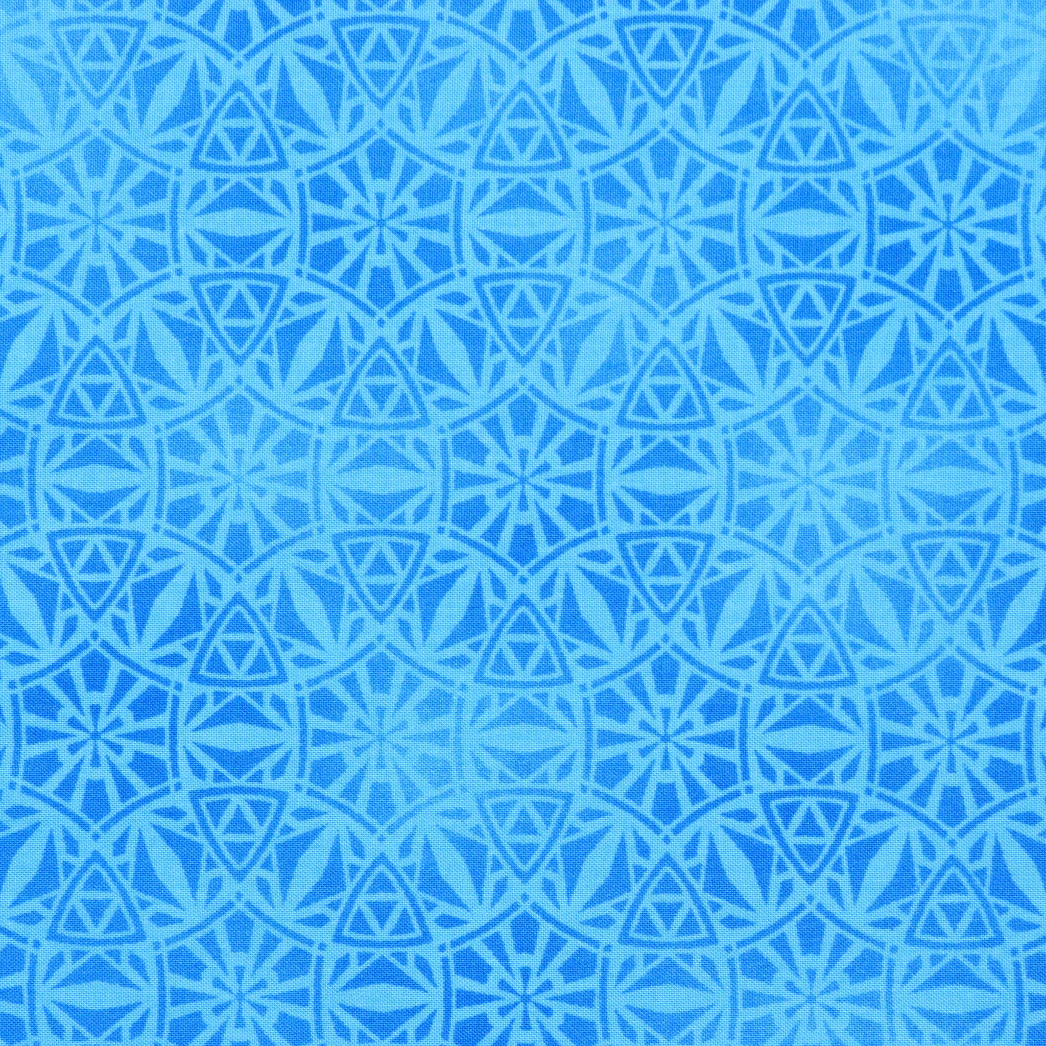 Benartex New Worlds Pangea Fabric Collection - Cerulean