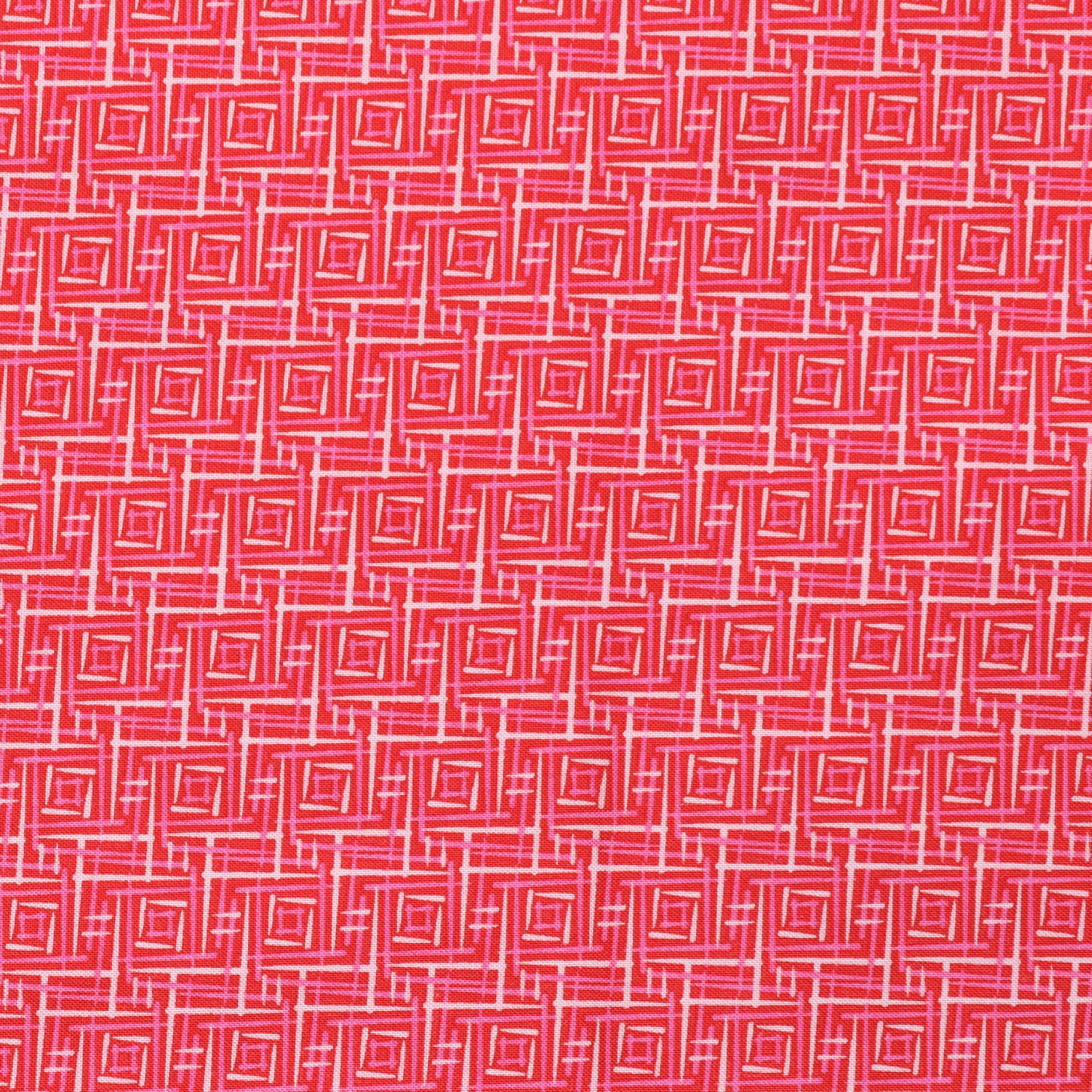 Benartex Transparency Fence Fabric Collection - Rhubarb