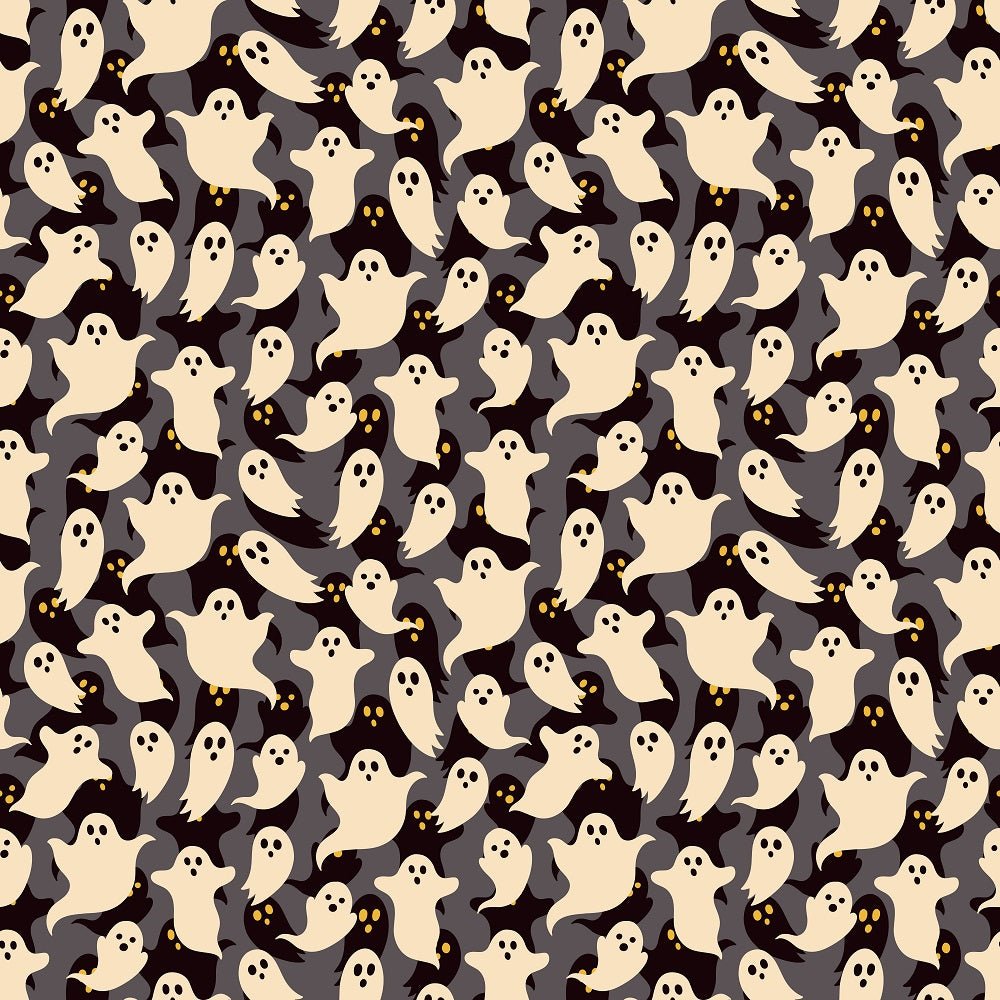 Cartoon Halloween Ghoul Fabric