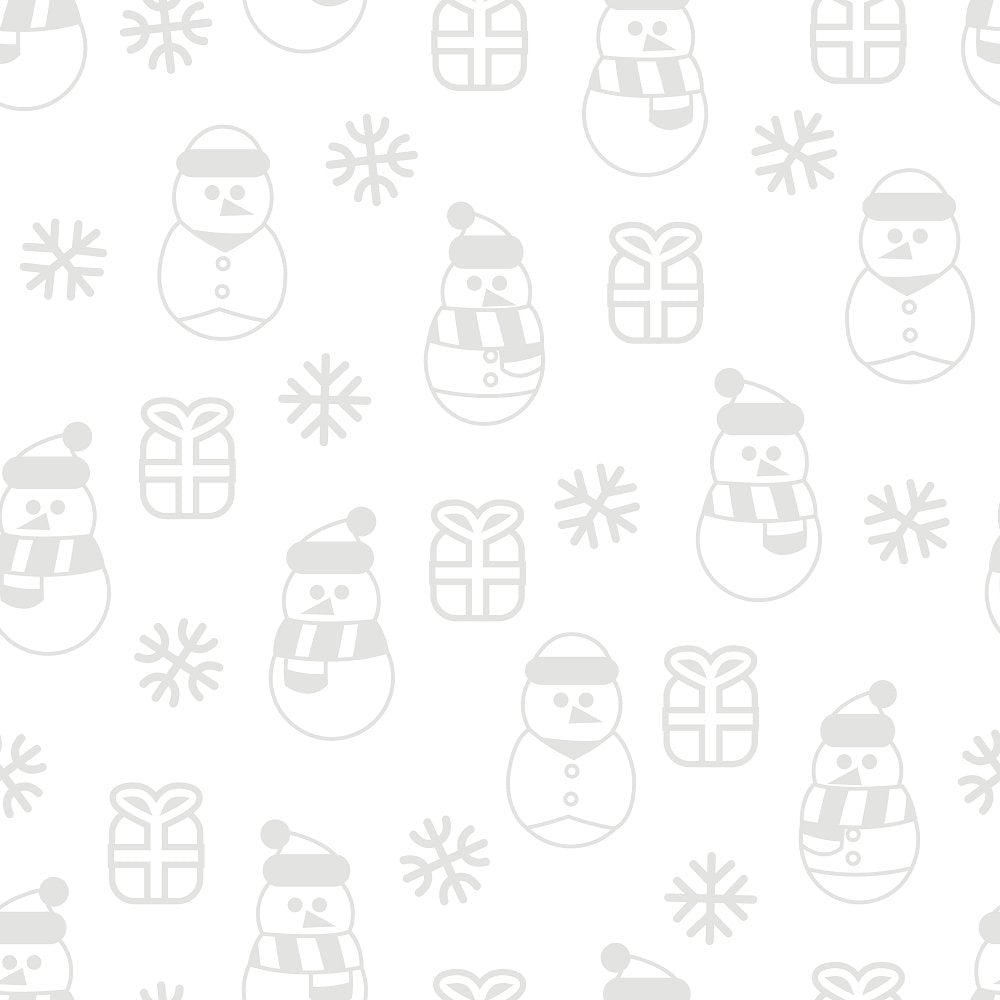 Christmas Snowman Tone on Tone Fabric