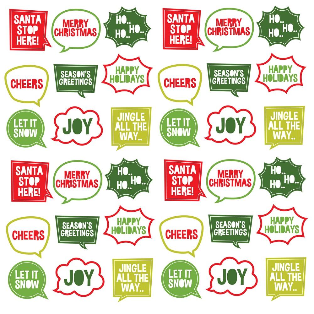 Christmas Speech Fabric
