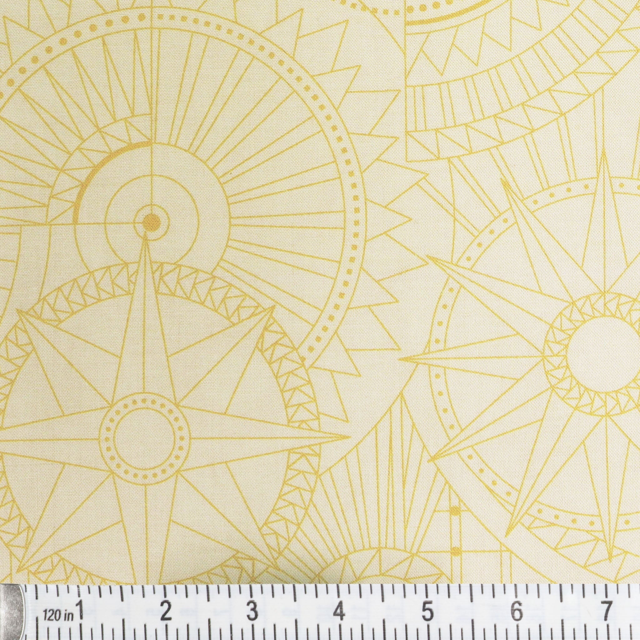 Cityscape 108" Fabric Collection - Blueprint Cream 108"