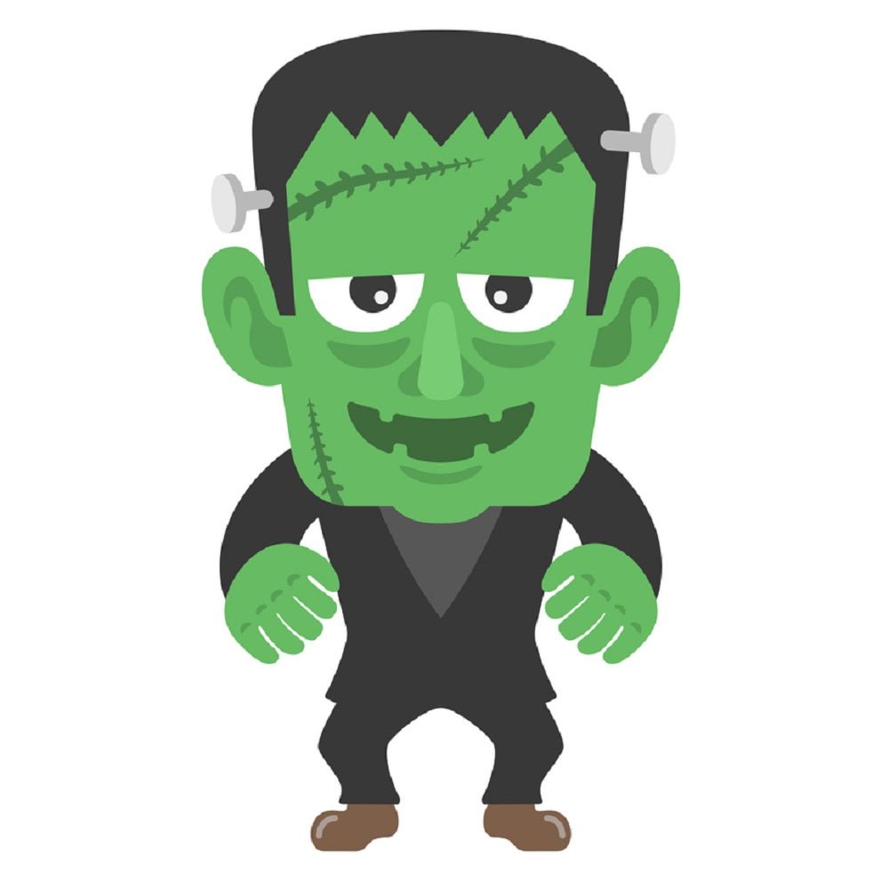 Cartoon Frankenstein Fabric Panel