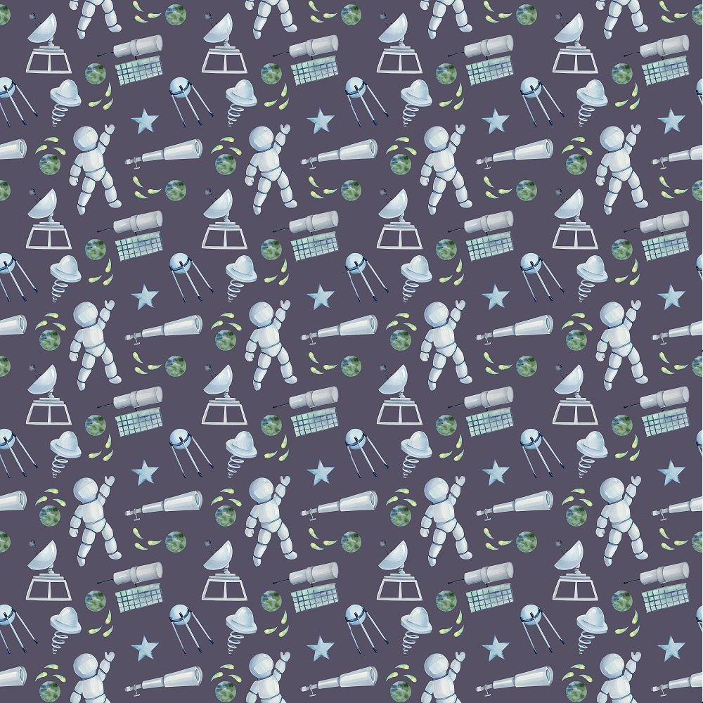 Children's Space Pattern #3 Fabric