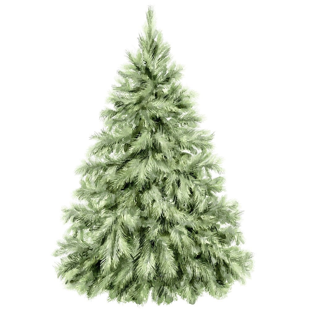 Christmas Little Critters Undecorated Christmas Tree Fabric Panel