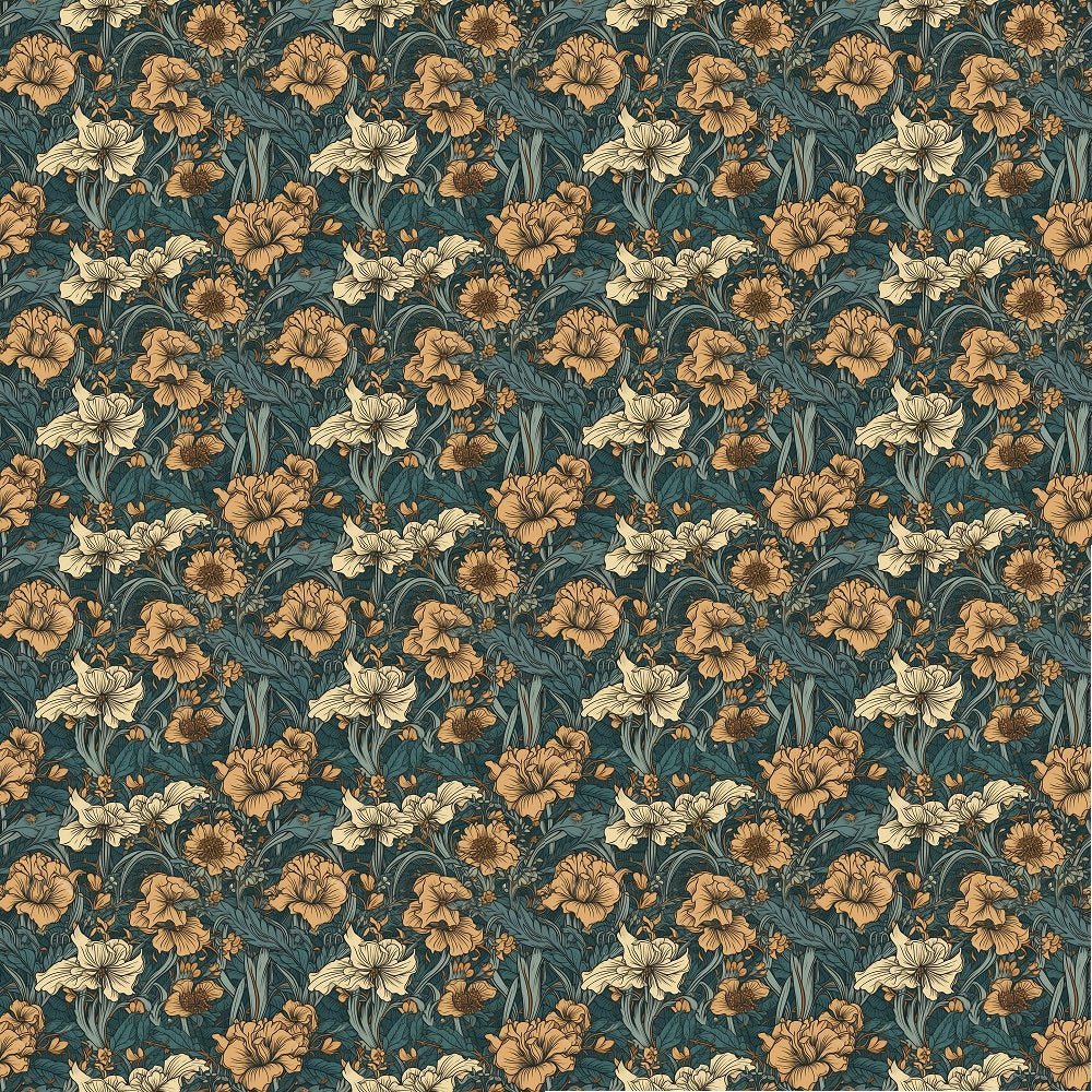Vintage Fairytale Pattern #11 Fabric