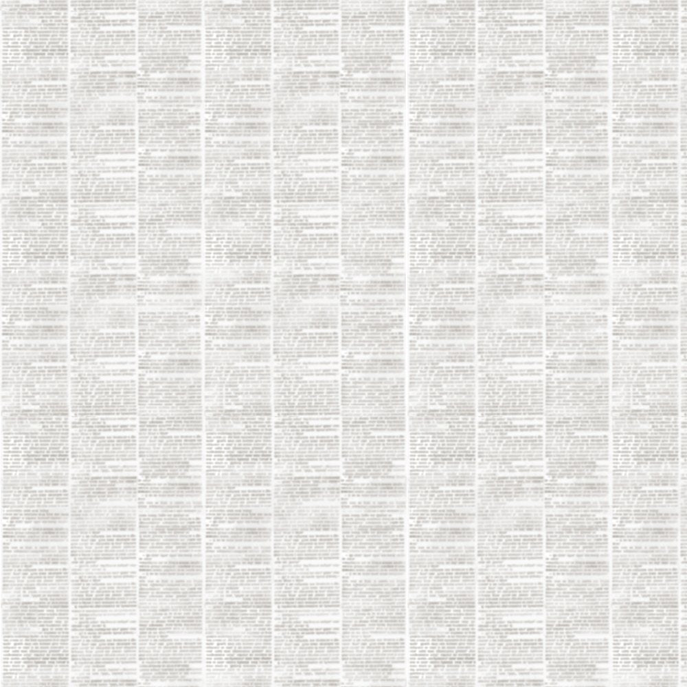 Vintage Newspaper Columns Fabric - Gray