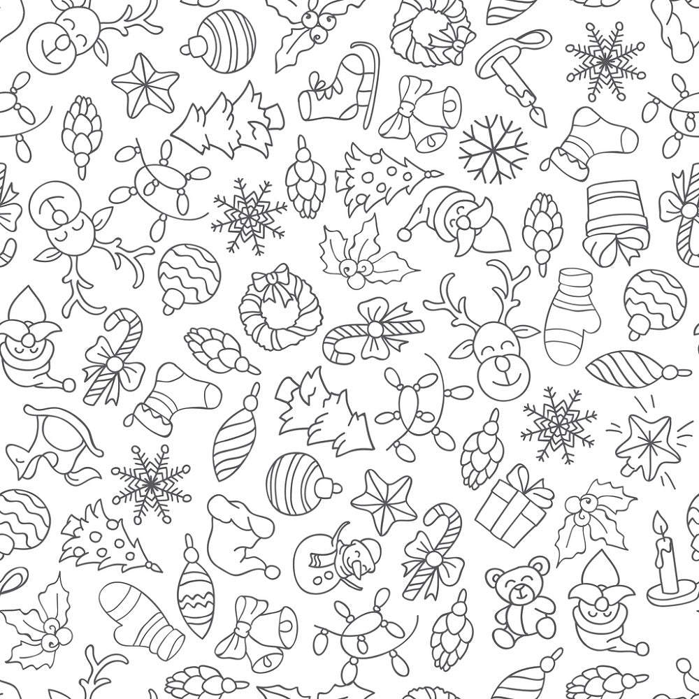 Christmas Elements Fabric