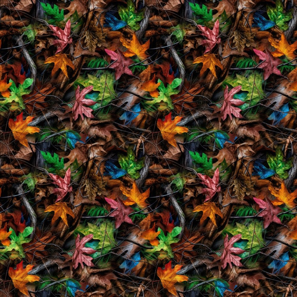 Colorful Leaves & Twigs Fabrics