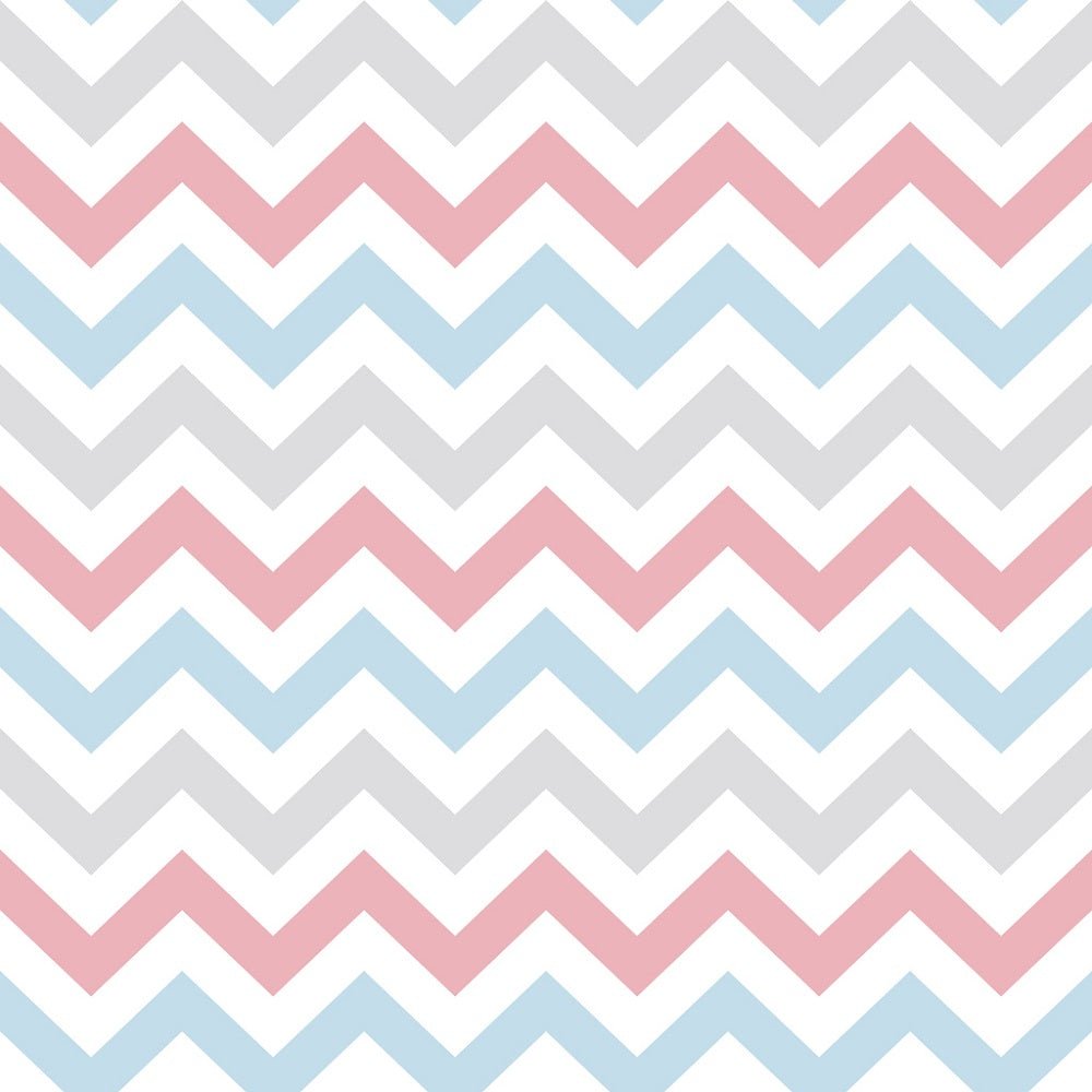 Chevron Zigzag Fabric - Light Pastels